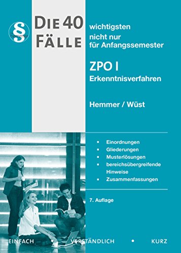 40 Fälle ZPO I 40 Fälle ZPO I