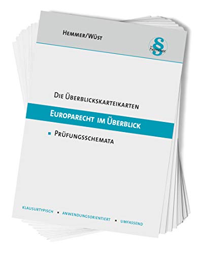 Überblickskarteikarten Europarecht: Karteikarten (Karteikarten - Öffentliches Recht)