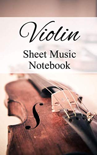 Violin Sheet Music Notebook