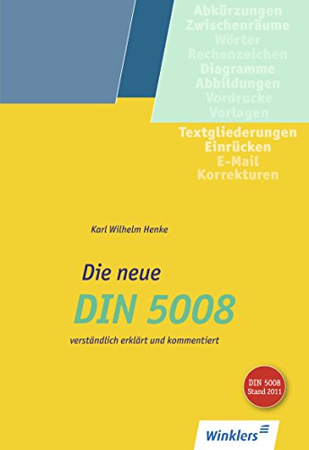 Die neue DIN 5008: Schülerband Die neue DIN 5008: Schülerband