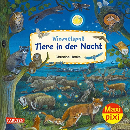 Maxi Pixi 425: Wimmelspaß Tiere in der Nacht (425) von Carlsen