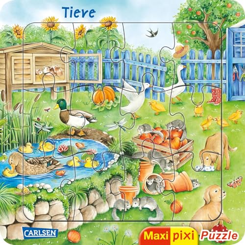 Maxi Pixi: Maxi-Pixi-Puzzle VE 5: Tiere (5 Exemplare): Ein Puzzle für Kinder ab 3 Jahren