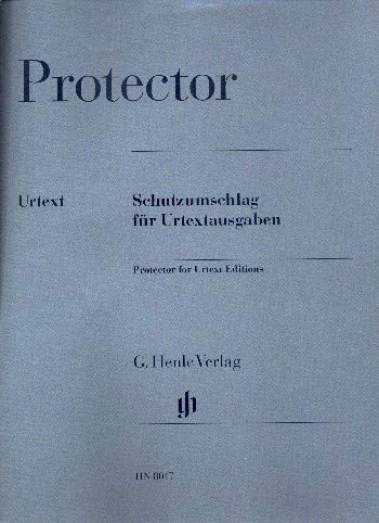 Protector - Schutzumschlag für Urtextausgaben, passend für jede Rückenstärke im Standardformat von G. Henle Verlag