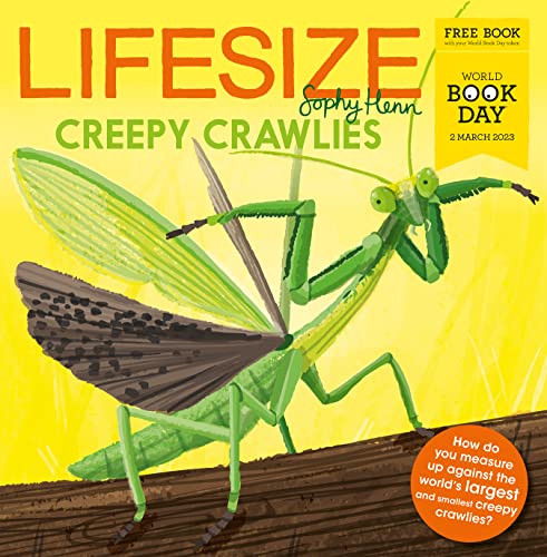 Lifesize Creepy Crawlies: A brand new illustrated children’s book exclusive for World Book Day 2023!