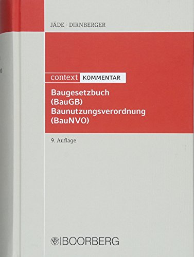 Baugesetzbuch, Baunutzungsverordnung: Kommentar (context Kommentar) von Boorberg, R. Verlag