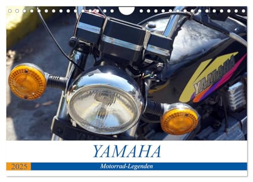 YAMAHA - Motorrad-Legenden (Wandkalender 2025 DIN A4 quer), CALVENDO Monatskalender