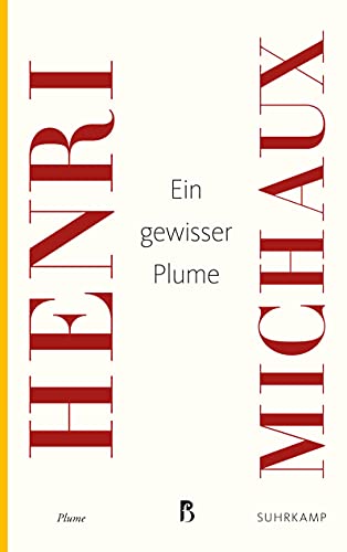 Ein gewisser Plume (Französische Bibliothek) von Suhrkamp Verlag AG