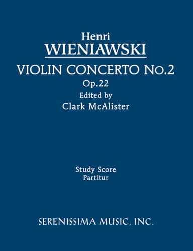 Violin Concerto No.2, Op.22: Study score von Serenissima Music