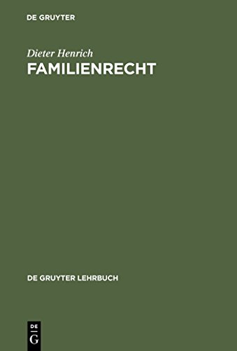 Familienrecht (de Gruyter Lehrbuch)