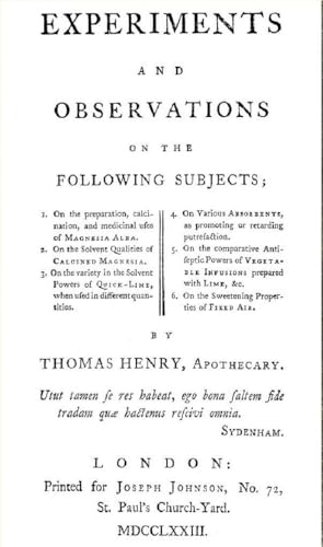 Experiments and Observations on the Following Subjects von Anson Street Press