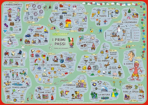 mindmemo Lernposter - I primi passi - Italienisch für Einsteiger - Vokabeln lernen mit Bildern - geniale Lernhilfe - DinA2 PremiumEdition: genial-einfache Lernhilfe - DinA2 PremiumEdition mindmemo Lernposter - I primi passi - Italienisch für Einsteiger - Vokabeln lernen mit Bildern - geniale Lernhilfe - DinA2 PremiumEdition: genial-einfache Lernhilfe - DinA2 PremiumEdition