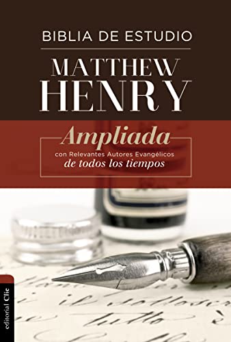 RVR, Biblia de Estudio Matthew Henry, Tapa Dura, Interior a dos colores RVR, Biblia de Estudio Matthew Henry, Tapa Dura, Interior a dos colores