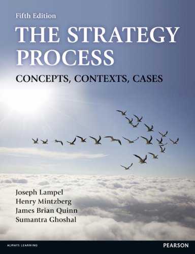 The Strategy Process: Concepts, Contexts, Cases