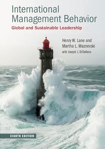 International Management Behavior: Global and Sustainable Leadership von Cambridge University Press