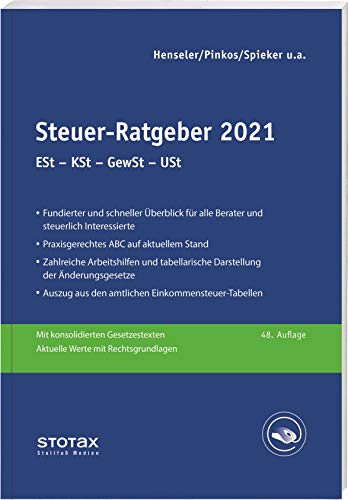Steuer-Ratgeber 2022: ESt-KSt-GewSt-USt (Stollfuss-Ratgeber)