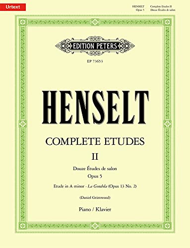 Complete Etudes II: Douze Études de salon Op. 5: Sammelband für Klavier von Faber Music GmbH