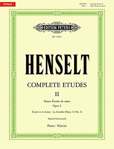 Complete Etudes II: Douze Études de salon Op. 5: Sammelband für Klavier von Peters, C. F. Musikverlag