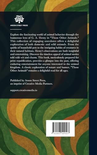 Those Other Animals von Anson Street Press