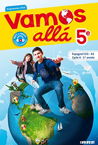 Vamos allá 5e LV2 Espagnol Ed.2016 - Livre de l'élève von Didier