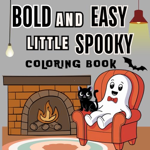 Bold and Easy Little Spooky Coloring Book: 40 Charming Coloring Pages: Cute Creatures & Stress Relief Designs for Adults and Teens Bold and Easy Little Spooky Coloring Book: 40 Charming Coloring Pages: Cute Creatures & Stress Relief Designs for Adults and Teens