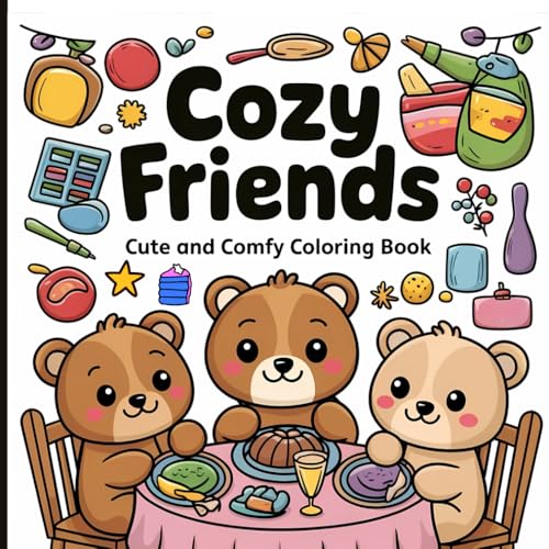 Cozy Friends Adult Coloring Book: Cute and Easy Animals Designs for Easy & Relaxing Fun Cozy Friends Adult Coloring Book: Cute and Easy Animals Designs for Easy & Relaxing Fun von Independently published