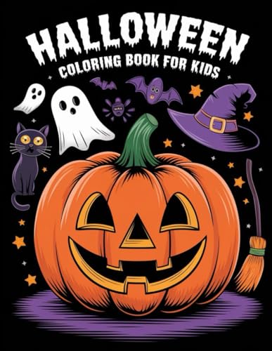 Halloween Coloring Book for Kids: 50 Pages of Fun Halloween Coloring for Kids: Adorable Pumpkins, Witches, and Spooky Scenes - Perfect Gift for Ages 4-8 Halloween Coloring Book for Kids: 50 Pages of Fun Halloween Coloring for Kids: Adorable Pumpkins, Witches, and Spooky Scenes - Perfect Gift for Ages 4-8 von Independently published