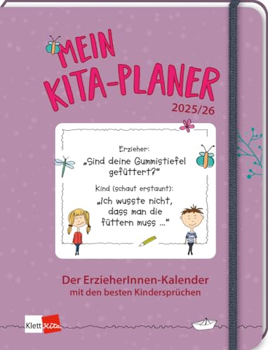 Mein Kita-Planer 2025/26: Der ErzieherInnen-Kalender mit den besten Kindersprüchen (Klett Kita Arbeitshilfen) von Klett Kita GmbH