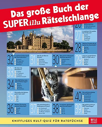 Das große Buch der SUPERillu-Rätselschlange: Kniffliges Kult-Quiz für Ratefüchse