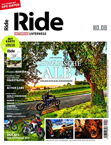 RIDE - Motorrad unterwegs, No. 8: Schwäbische Alb von Motorbuch Verlag