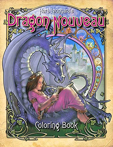 Dragon Nouveau Coloring Book