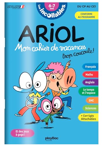 Cahier de vacances 2025 Ariol - Les incollables - CP au CE1 - 6/7 ans von PLAY BAC