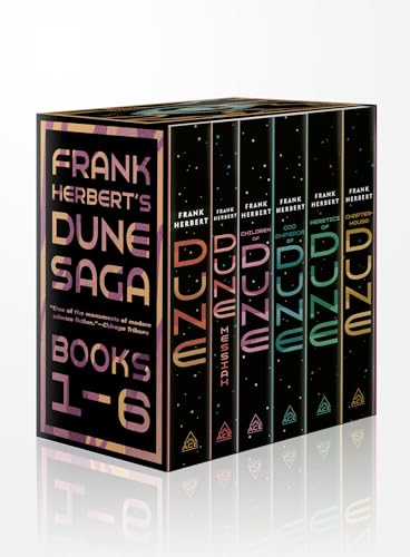 Frank Herbert's Dune Saga 6-Book Boxed Set: Dune, Dune Messiah, Children of Dune, God Emperor of Dune, Heretics of Dune, and Chapterhouse: Dune (Dune, 1-6) von Ace