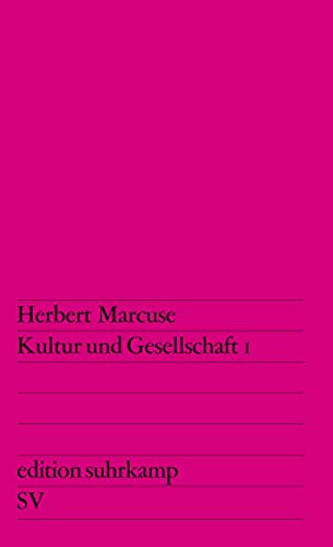Kultur und Gesellschaft 1 von Suhrkamp Verlag