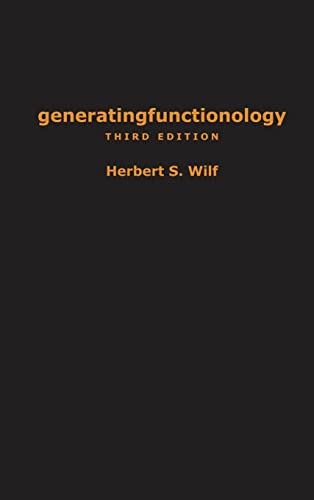 generatingfunctionology: Third Edition von CRC Press