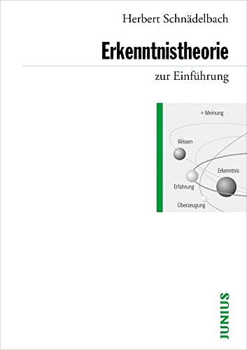 Erkenntnistheorie zur Einführung von Junius Verlag GmbH