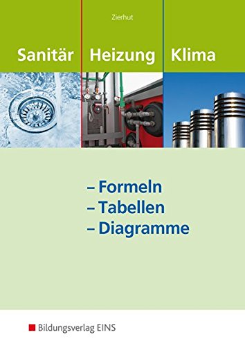 Sanitär-, Heizungs- und Klimatechnik: Formeln - Tabellen - Diagramme: Formelsammlung Sanitär-, Heizungs- und Klimatechnik: Formeln - Tabellen - Diagramme: Formelsammlung von Bildungsverlag Eins