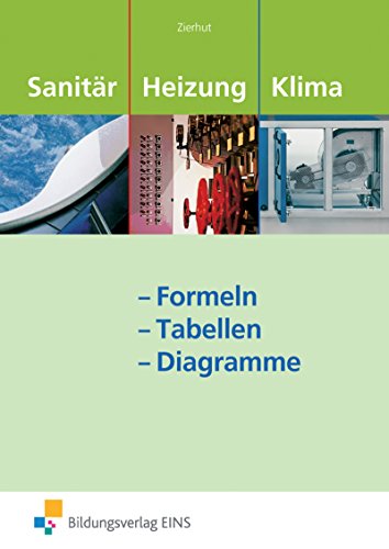 Sanitär-, Heizungs- und Klimatechnik: Formeln - Tabellen - Diagramme / Formeln - Tabellen - Diagramme: Formelsammlung Sanitär-, Heizungs- und Klimatechnik: Formeln - Tabellen - Diagramme / Formeln - Tabellen - Diagramme: Formelsammlung