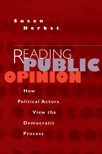 Reading Public Opinion: How Political Actors View the Democratic Process (Studies in Communication, Media, and Public Opinion) von University of Chicago Press