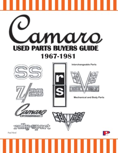Camaro Used Parts Buyers Guide 1967-1981: Interchangeable Parts von PAH Publishing