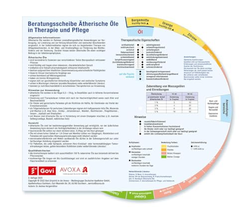 Beratungsscheibe Ätherische Öle in Therapie und Pflege (Govi) von Avoxa - Mediengruppe Deutscher Apotheker GmbH