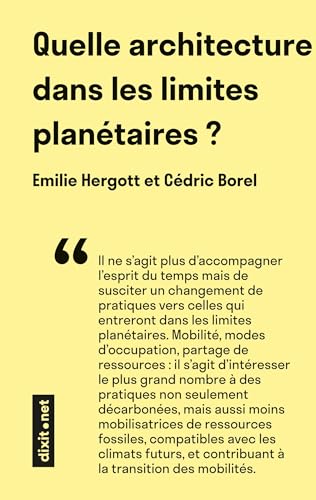Quelle architecture dans les limites planétaires ? von dixit.net