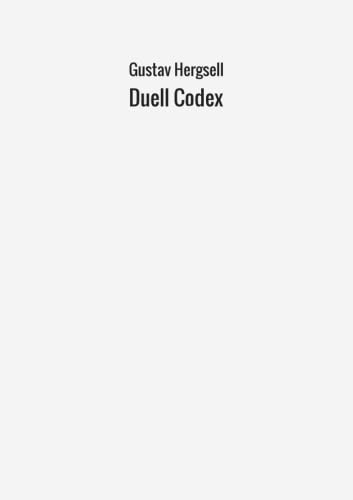Duell Codex von Gustav Hergsell