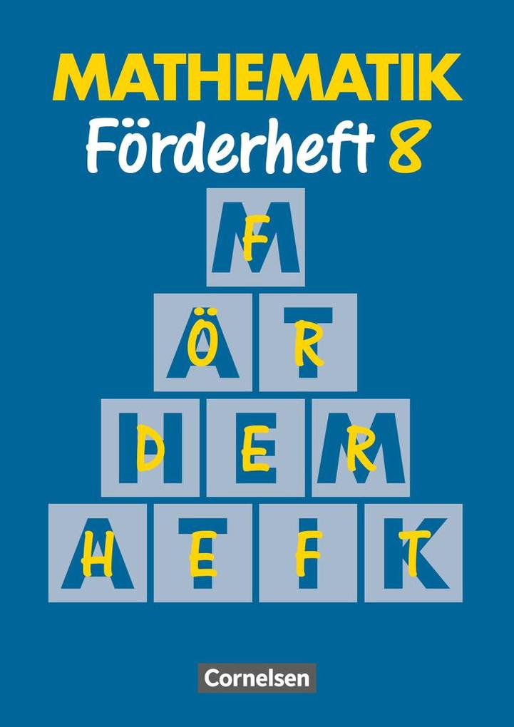Mathematik für Sonderschulen Neu. Förderheft 8 von Cornelsen Verlag GmbH