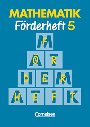 Mathematik, Neue Ausgabe für Sonderschulen, Förderhefte, H.5 (Mathematik Förderschule: Förderhefte)