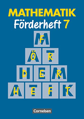 Mathematik, Neue Ausgabe für Sonderschulen, Förderhefte, H.7 (Mathematik Förderschule: Förderhefte) von Cornelsen Verlag GmbH