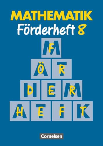 Mathematik, Neue Ausgabe für Sonderschulen, Förderhefte, H.8 (Mathematik Förderschule: Förderhefte)