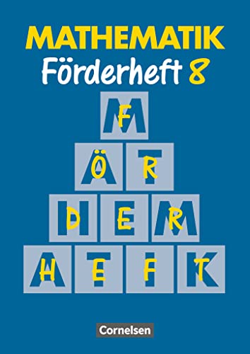 Mathematik, Neue Ausgabe für Sonderschulen, Förderhefte, H.8 (Mathematik Förderschule: Förderhefte)