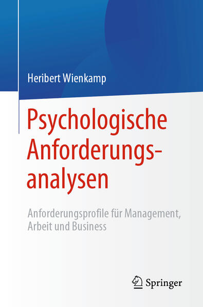 Psychologische Anforderungsanalysen von Springer-Verlag GmbH