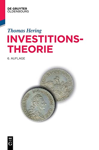 Investitionstheorie (Lehr- und Handbücher der Wirtschaftswissenschaft)