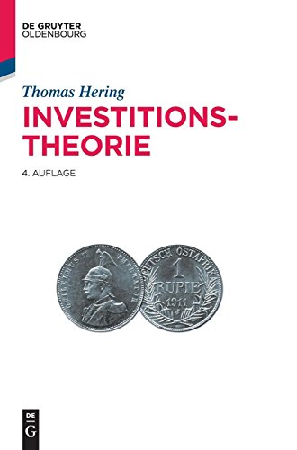 Investitionstheorie (Lehr- und Handbücher der Wirtschaftswissenschaft)
